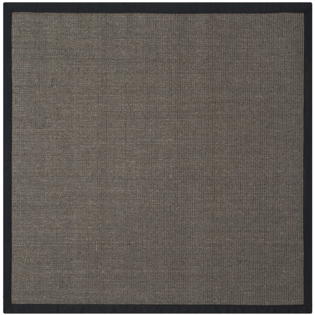 SAFAVIEH Natural Fiber NF441D Charcoal /Charcoal Rug Image 1