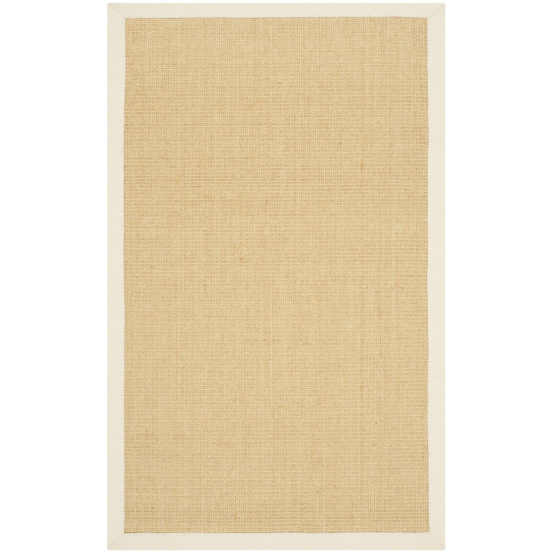 SAFAVIEH Natural Fiber Collection NF441K Maize/Wheat Rug Image 6