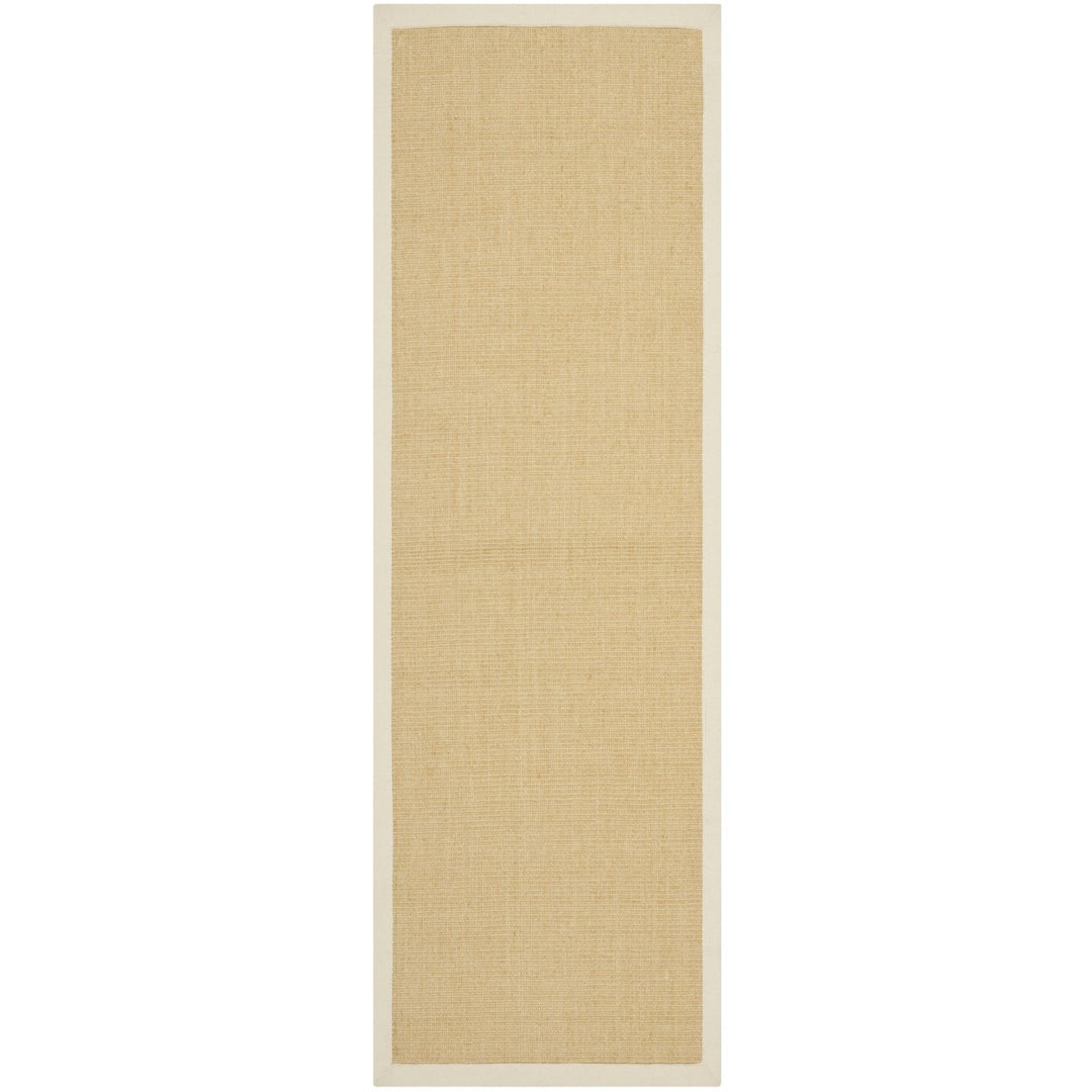 SAFAVIEH Natural Fiber Collection NF441K Maize/Wheat Rug Image 7
