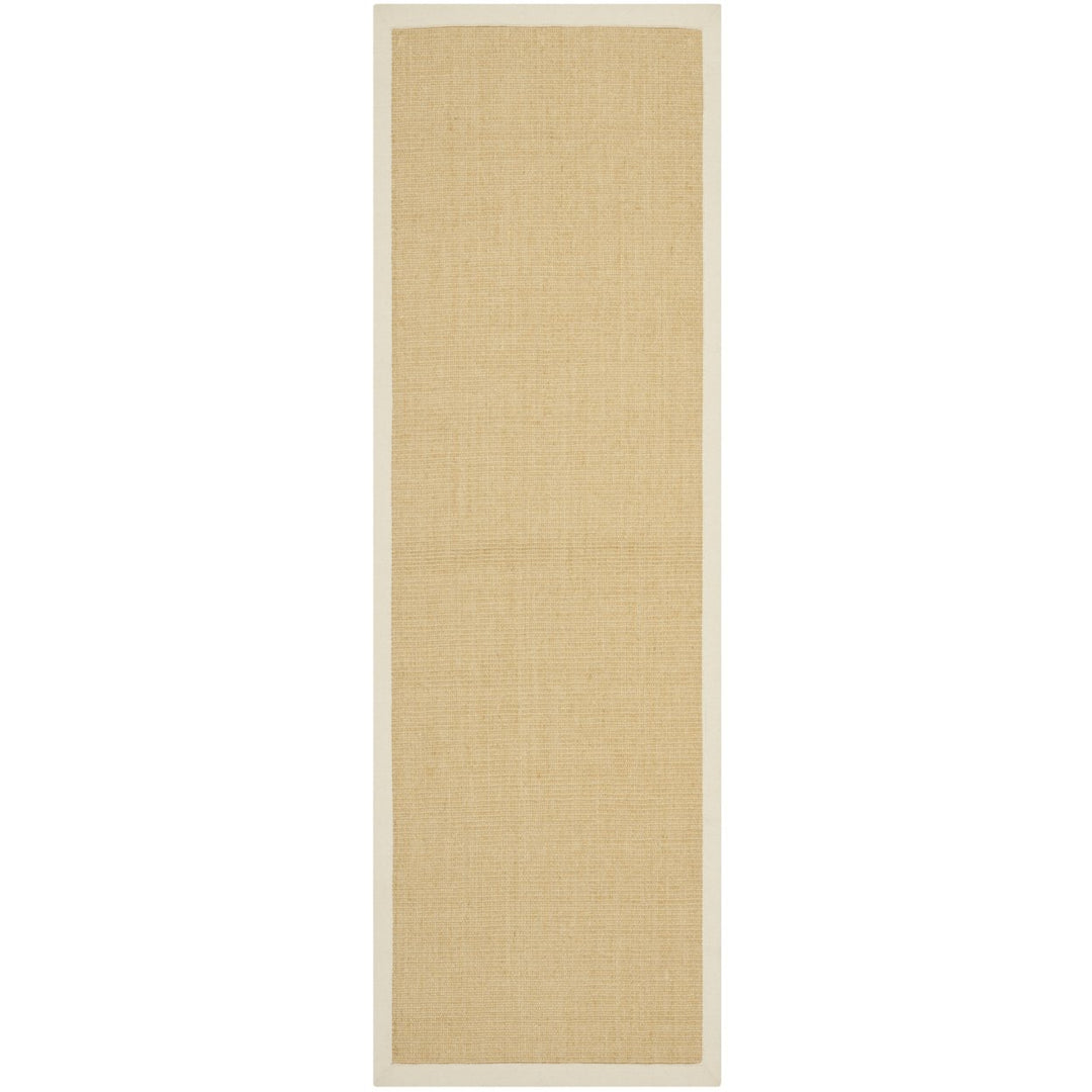 SAFAVIEH Natural Fiber Collection NF441K Maize/Wheat Rug Image 1