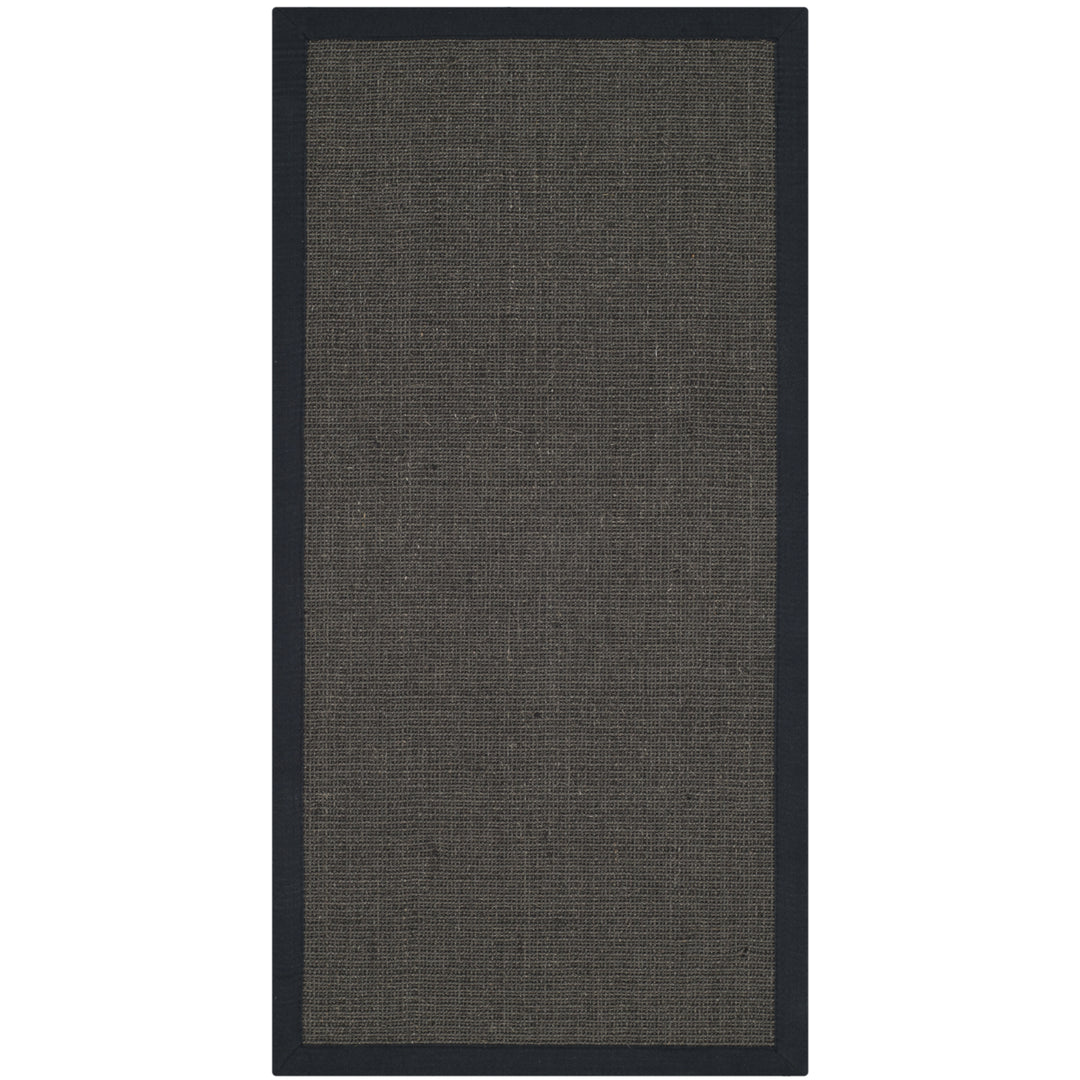 SAFAVIEH Natural Fiber NF441D Charcoal /Charcoal Rug Image 6