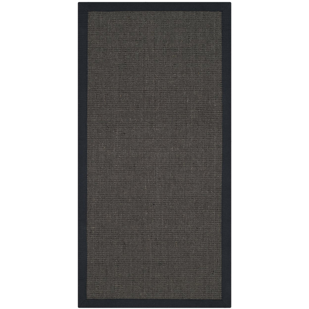 SAFAVIEH Natural Fiber NF441D Charcoal /Charcoal Rug Image 1