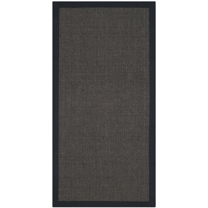 SAFAVIEH Natural Fiber NF441D Charcoal /Charcoal Rug Image 1