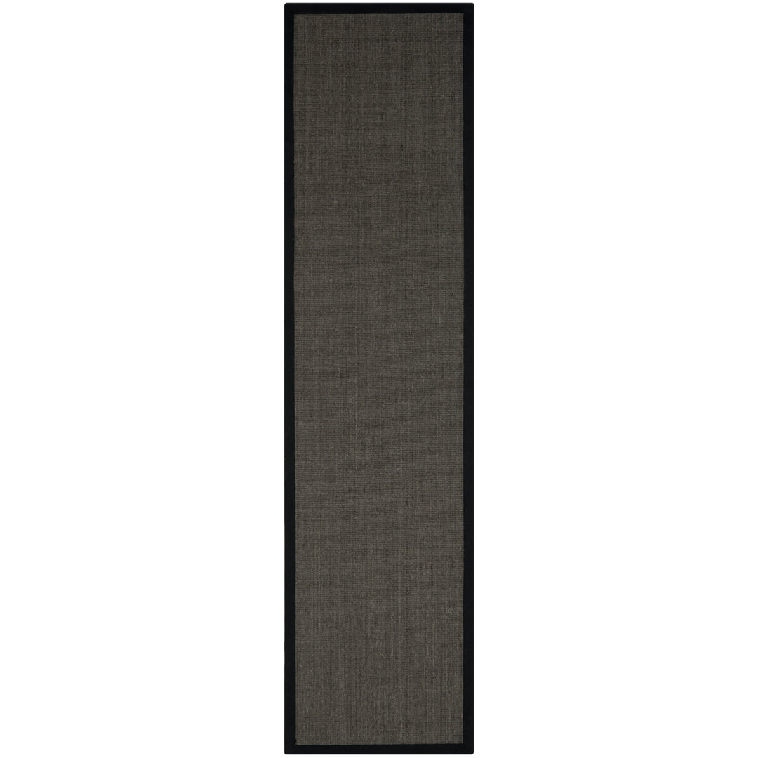 SAFAVIEH Natural Fiber NF441D Charcoal /Charcoal Rug Image 7