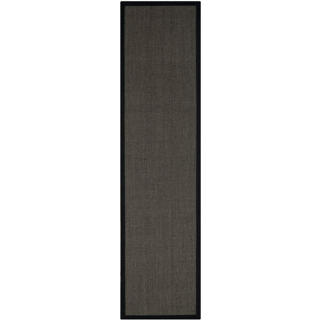 SAFAVIEH Natural Fiber NF441D Charcoal /Charcoal Rug Image 1