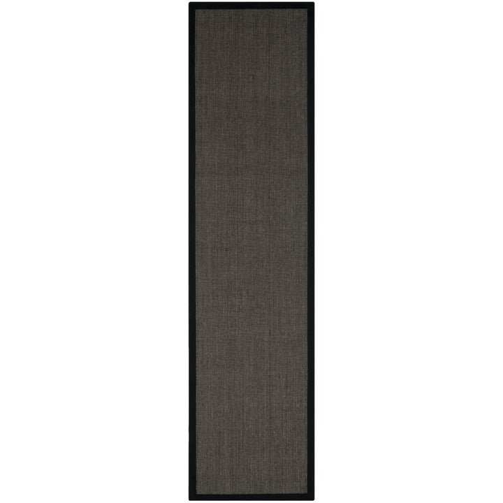 SAFAVIEH Natural Fiber NF441D Charcoal /Charcoal Rug Image 1