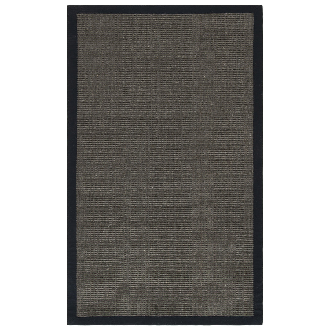 SAFAVIEH Natural Fiber NF441D Charcoal /Charcoal Rug Image 8