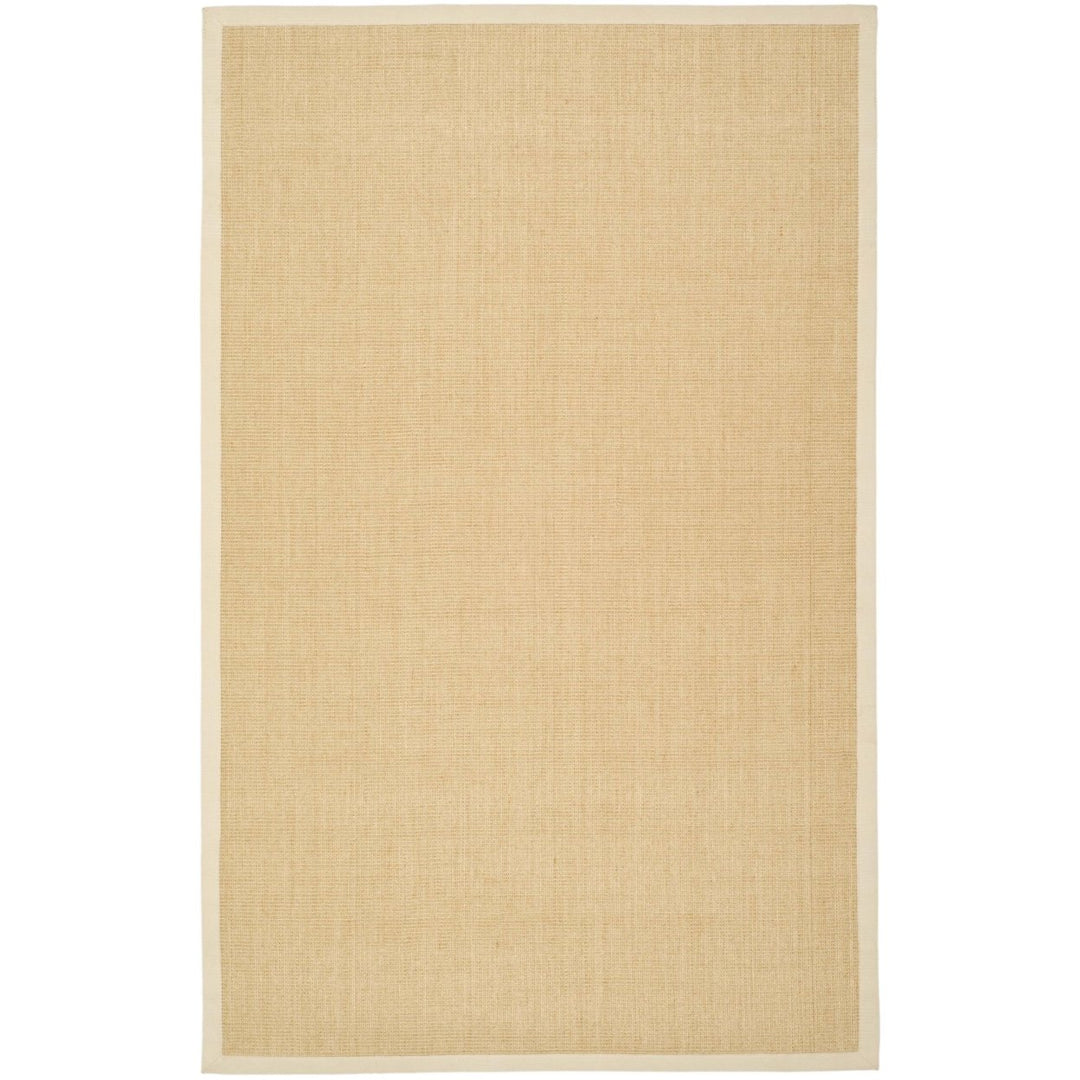 SAFAVIEH Natural Fiber Collection NF441K Maize/Wheat Rug Image 1