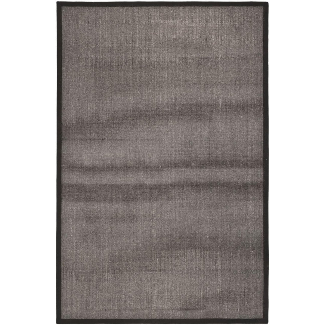 SAFAVIEH Natural Fiber NF441D Charcoal /Charcoal Rug Image 9