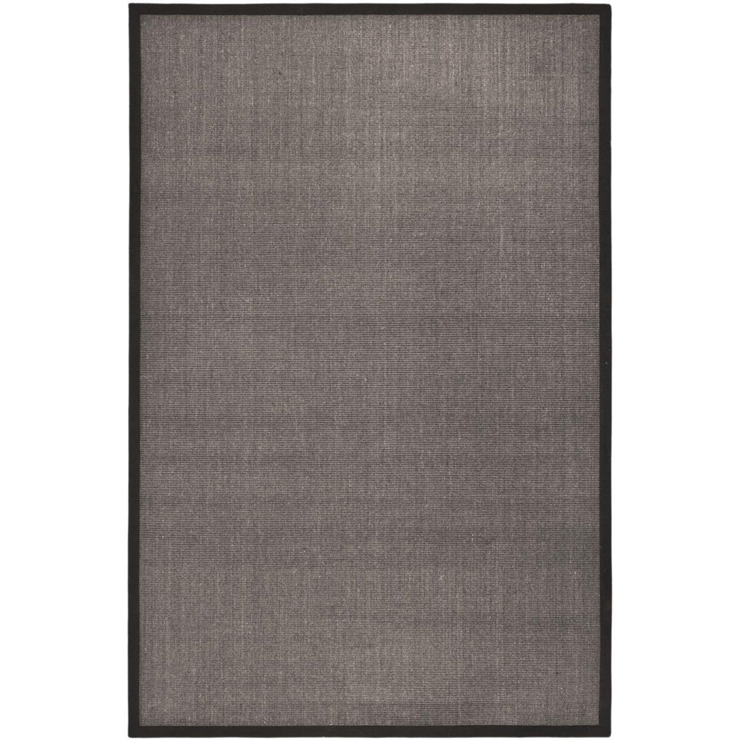 SAFAVIEH Natural Fiber NF441D Charcoal /Charcoal Rug Image 1