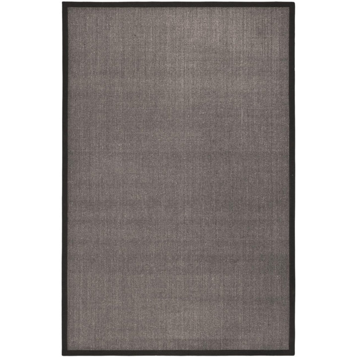 SAFAVIEH Natural Fiber NF441D Charcoal /Charcoal Rug Image 1