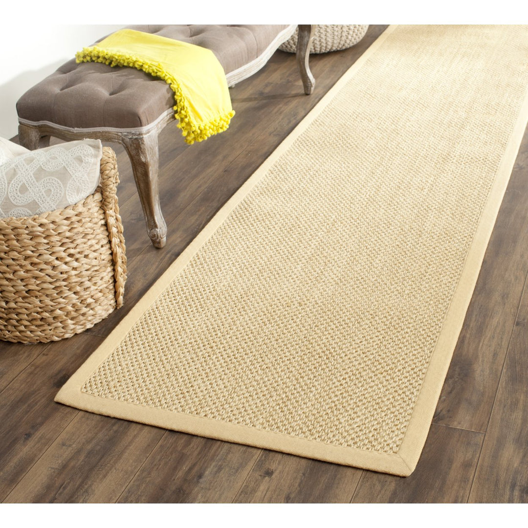 SAFAVIEH Natural Fiber Collection NF443A Maize/Wheat Rug Image 2