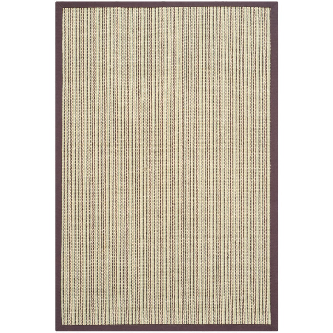 SAFAVIEH Natural Fiber Collection NF442C Blue/Purple Rug Image 1