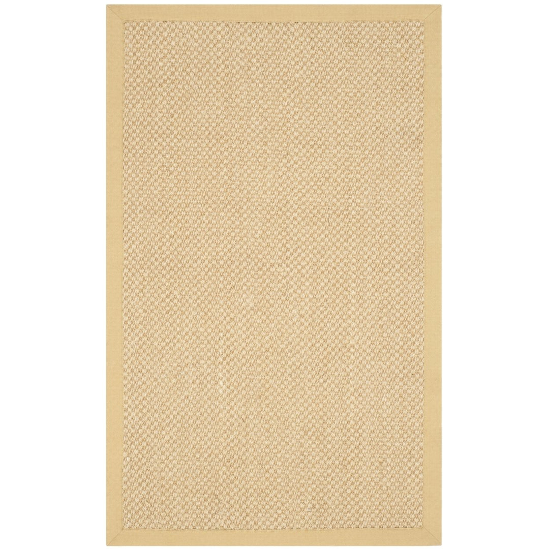 SAFAVIEH Natural Fiber Collection NF443A Maize/Wheat Rug Image 1