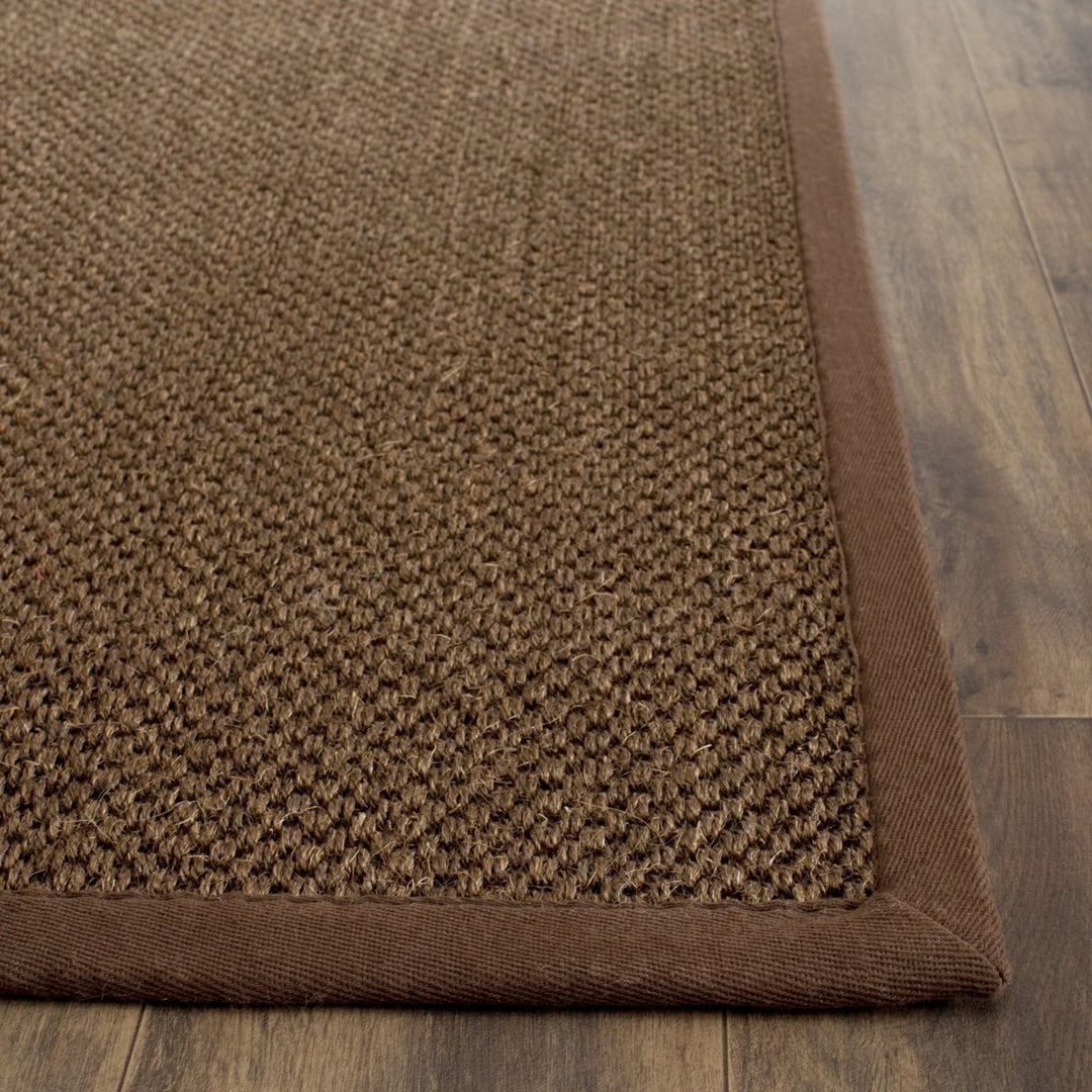 SAFAVIEH Natural Fiber Collection NF443D Brown/Brown Rug Image 5