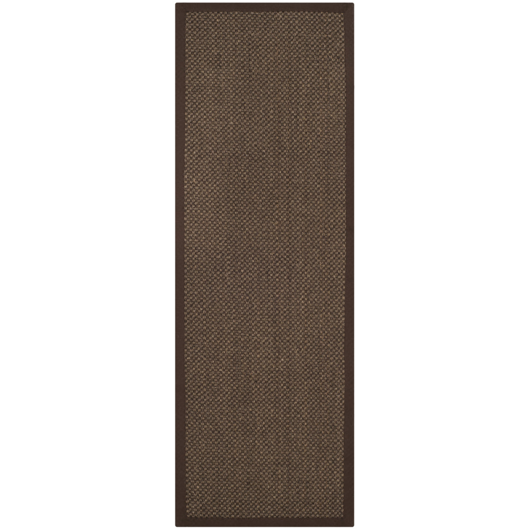 SAFAVIEH Natural Fiber Collection NF443D Brown/Brown Rug Image 6