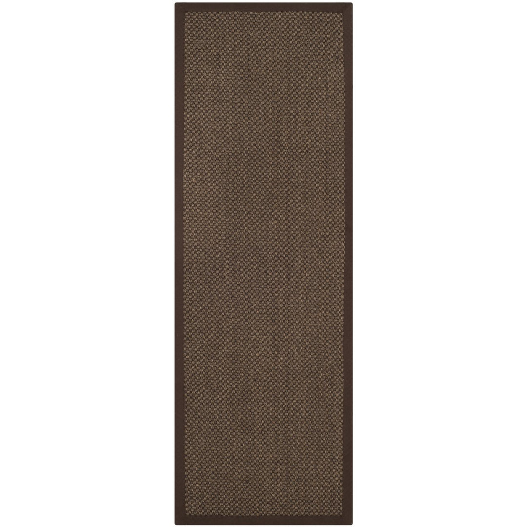 SAFAVIEH Natural Fiber Collection NF443D Brown/Brown Rug Image 1