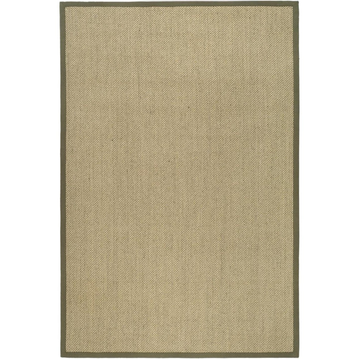 SAFAVIEH Natural Fiber NF443C Natural / Green Rug Image 7