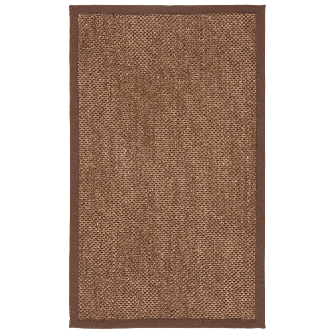 SAFAVIEH Natural Fiber Collection NF443D Brown/Brown Rug Image 1