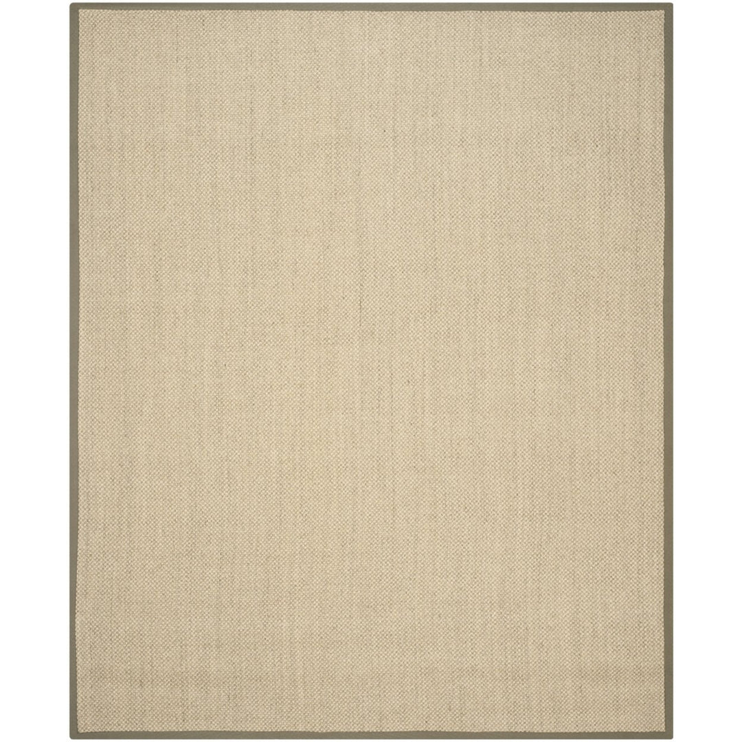 SAFAVIEH Natural Fiber NF443C Natural / Green Rug Image 1