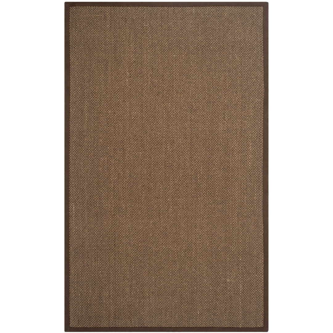 SAFAVIEH Natural Fiber Collection NF443D Brown/Brown Rug Image 1