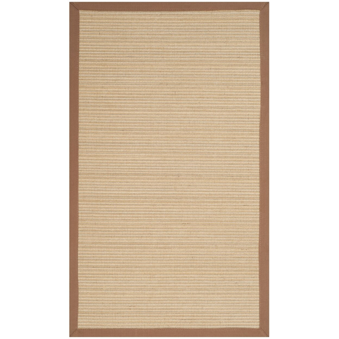 SAFAVIEH Natural Fiber NF132D Multi /Light Brown Rug Image 1