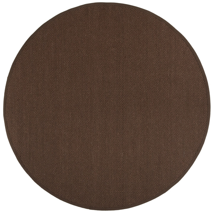 SAFAVIEH Natural Fiber NF133D Chocolate / Dark Brown Rug Image 3