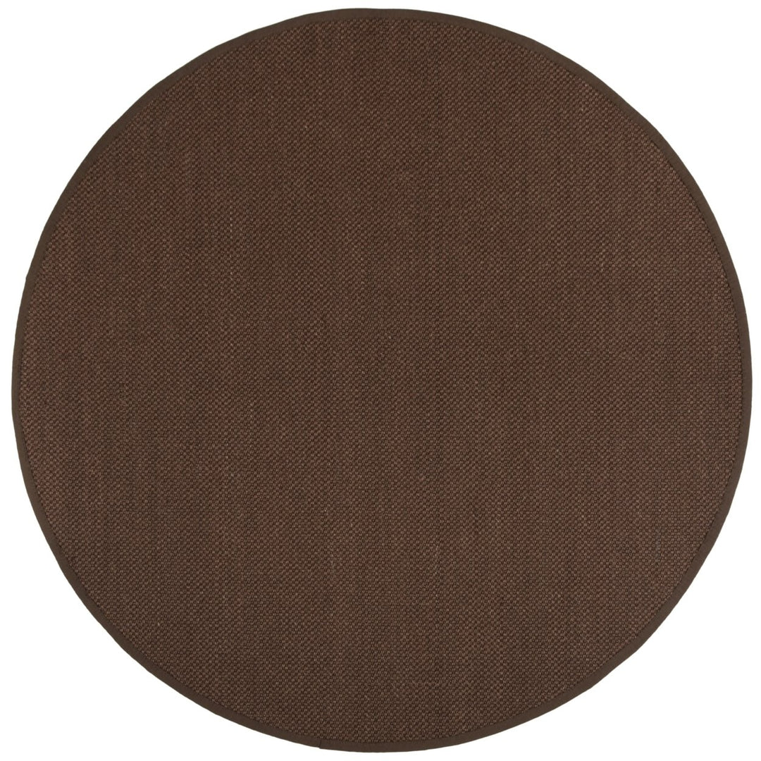 SAFAVIEH Natural Fiber NF133D Chocolate / Dark Brown Rug Image 1