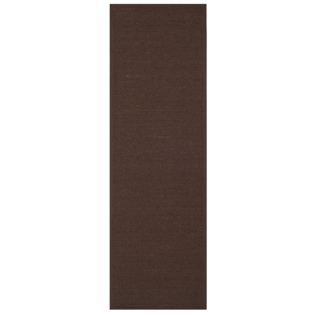 SAFAVIEH Natural Fiber NF133D Chocolate / Dark Brown Rug Image 4