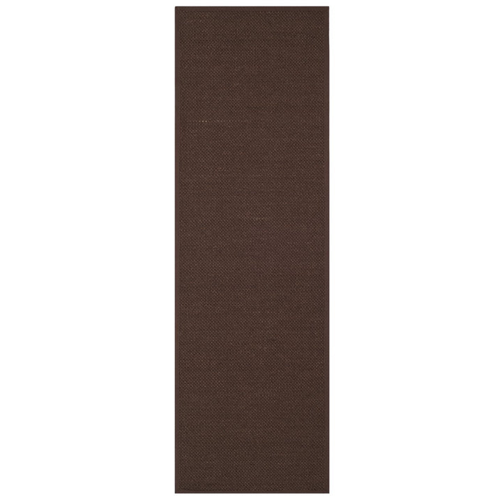 SAFAVIEH Natural Fiber NF133D Chocolate / Dark Brown Rug Image 1