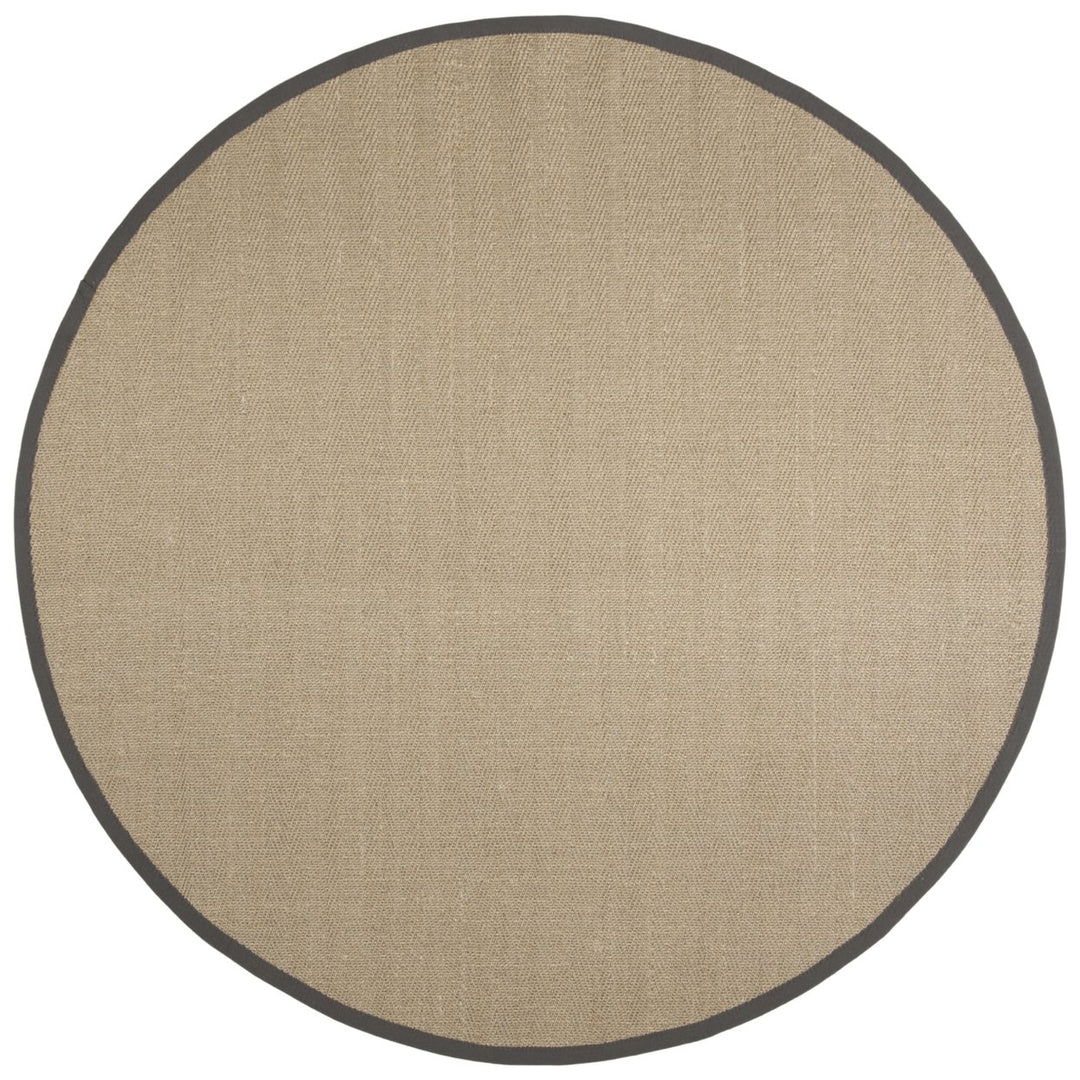 SAFAVIEH Natural Fiber NF134A Natural / Grey Rug Image 1