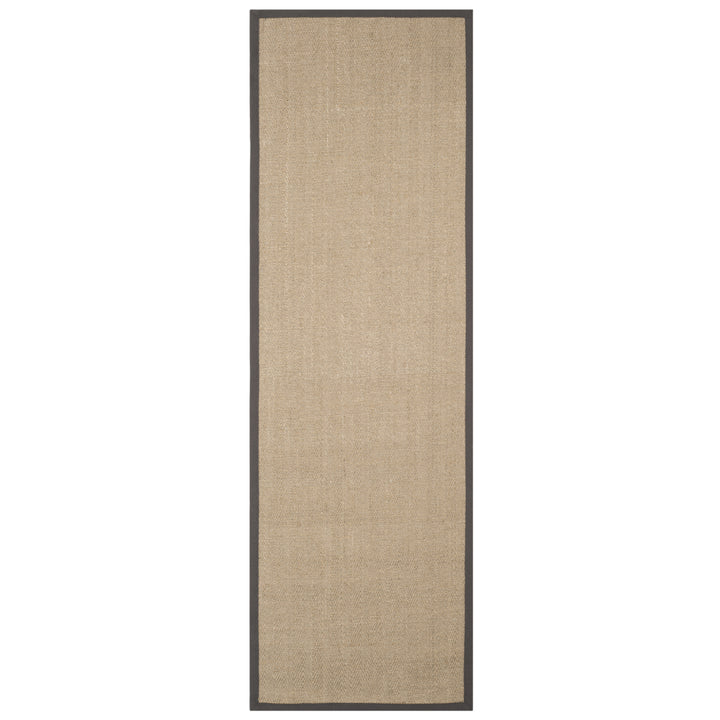 SAFAVIEH Natural Fiber NF134A Natural / Grey Rug Image 5