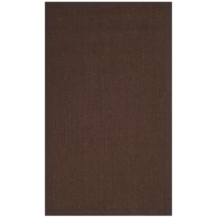 SAFAVIEH Natural Fiber NF133D Chocolate / Dark Brown Rug Image 7