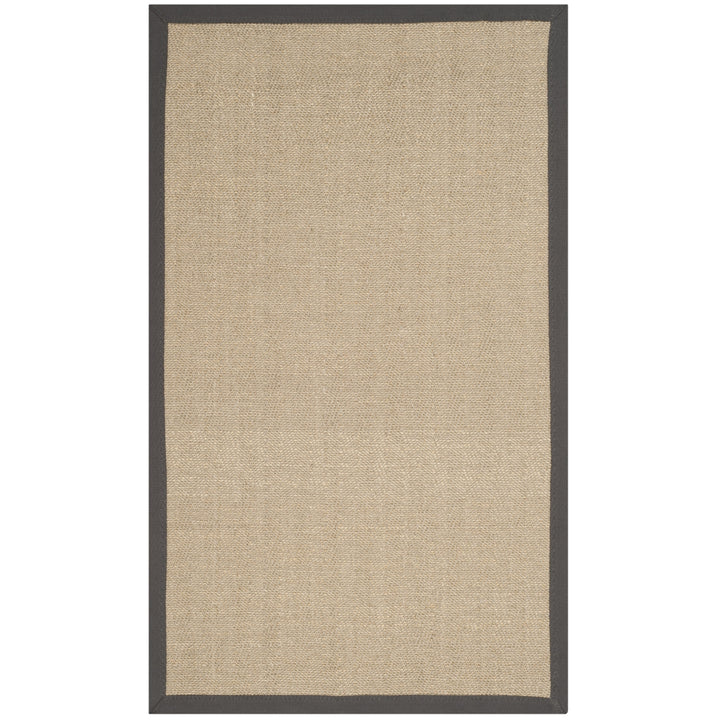 SAFAVIEH Natural Fiber NF134A Natural / Grey Rug Image 8