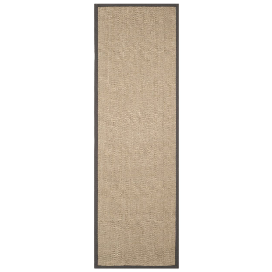 SAFAVIEH Natural Fiber NF134A Natural / Grey Rug Image 1