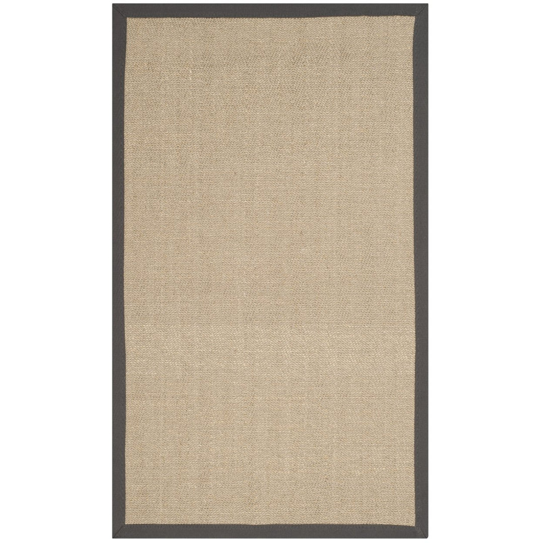 SAFAVIEH Natural Fiber NF134A Natural / Grey Rug Image 1