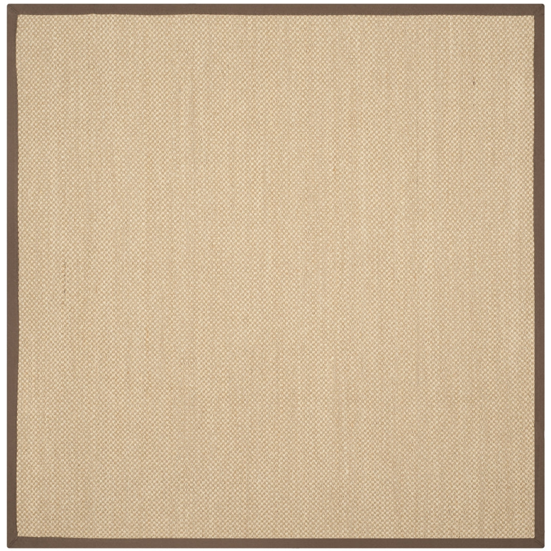 SAFAVIEH Natural Fiber Collection NF141C Maize/Brown Rug Image 8