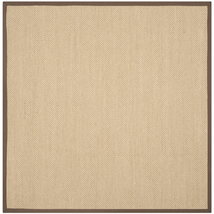 SAFAVIEH Natural Fiber Collection NF141C Maize/Brown Rug Image 8