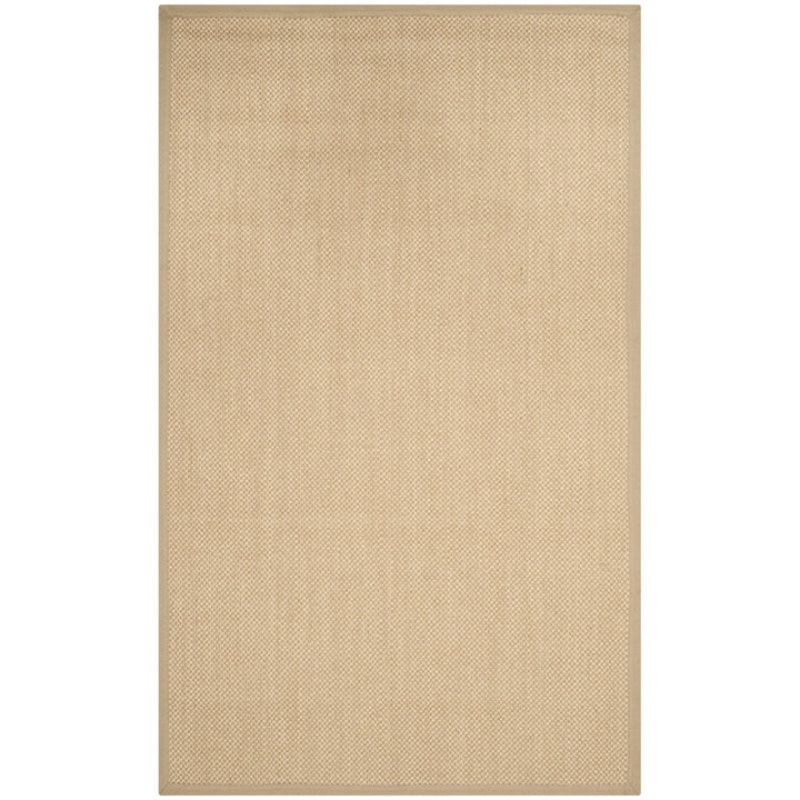 SAFAVIEH Natural Fiber Collection NF141B Maize/Linen Rug Image 6