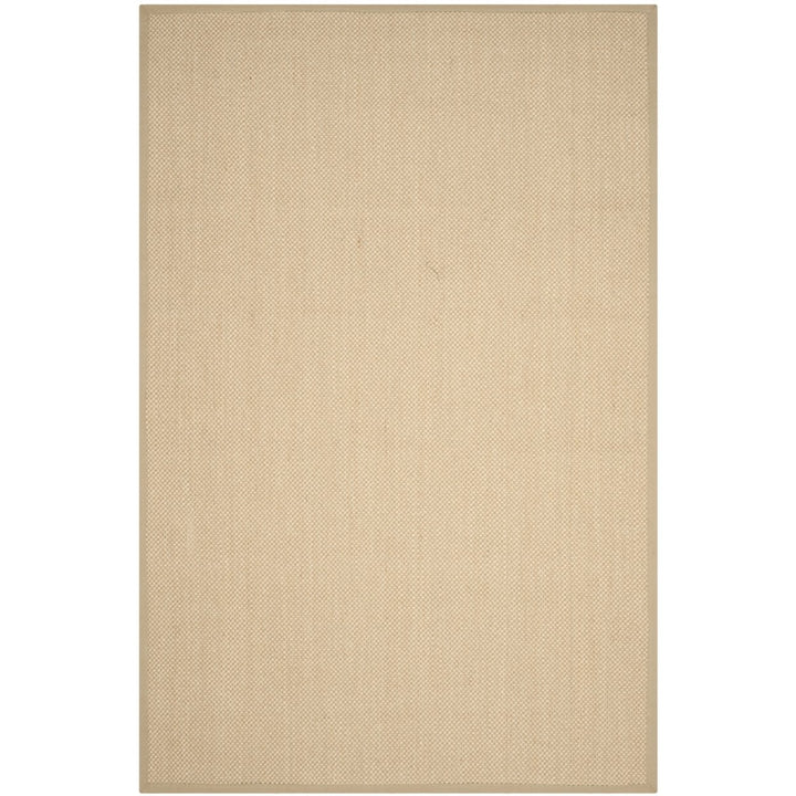 SAFAVIEH Natural Fiber Collection NF141B Maize/Linen Rug Image 1