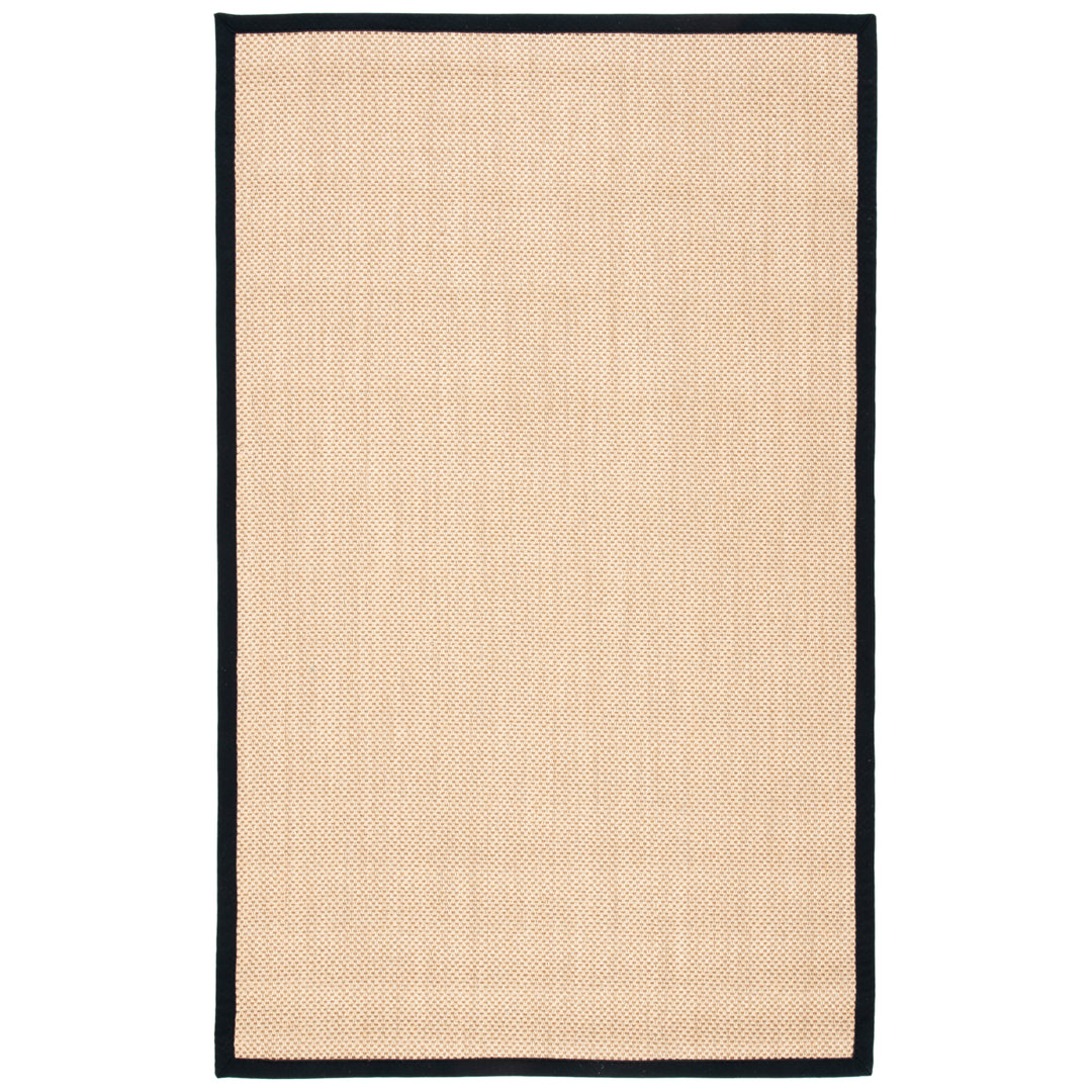 SAFAVIEH Natural Fiber Collection NF141A Maize/Black Rug Image 10