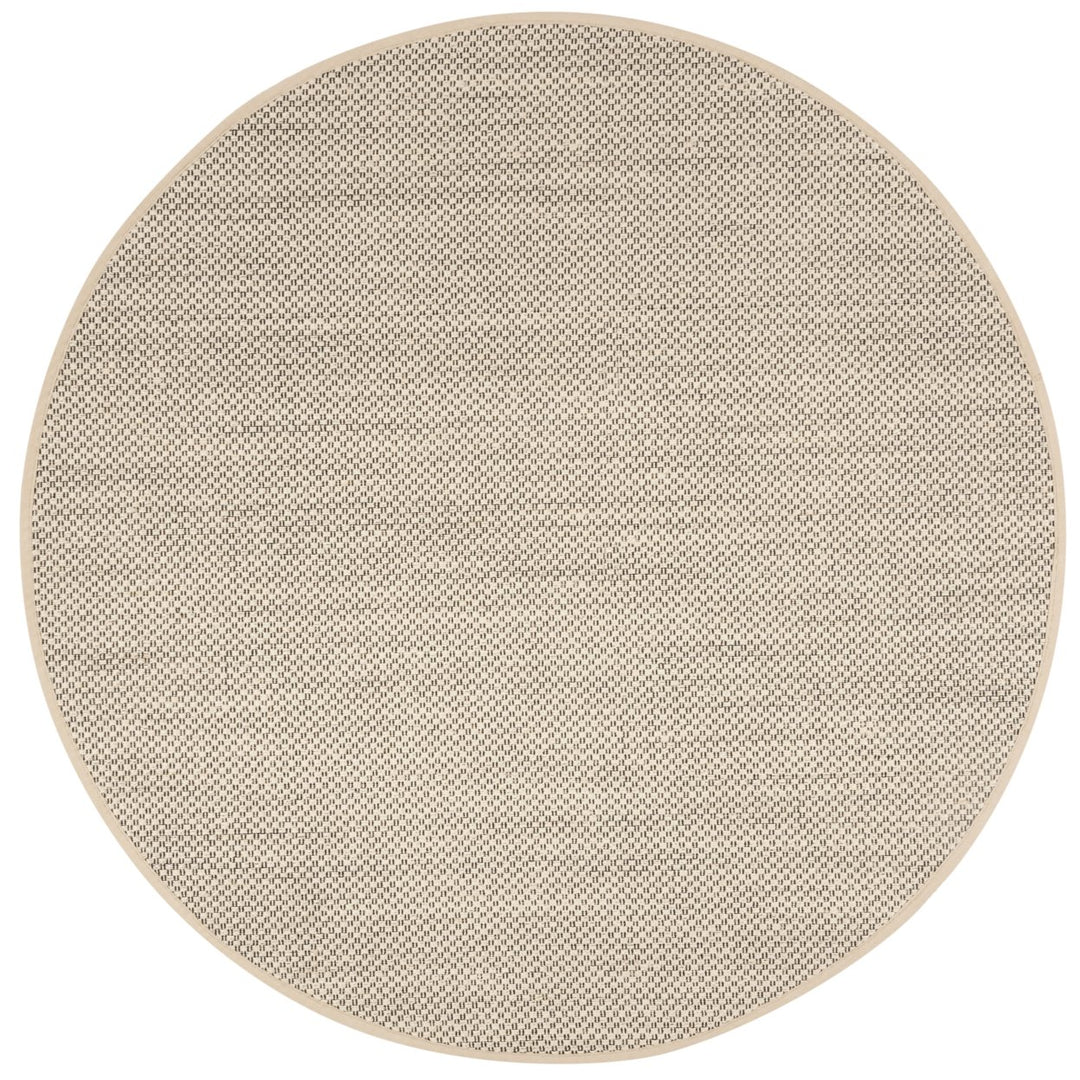 SAFAVIEH Natural Fiber Collection NF150B Black/Ivory Rug Image 1