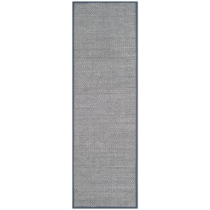 SAFAVIEH Natural Fiber NF151A Natural /Dark Grey Rug Image 1