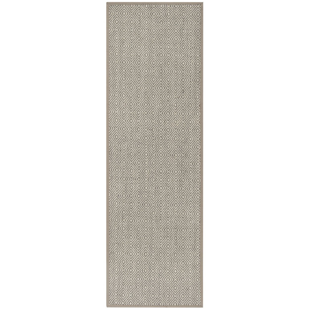 SAFAVIEH Natural Fiber NF151C Natural / Taupe Rug Image 1