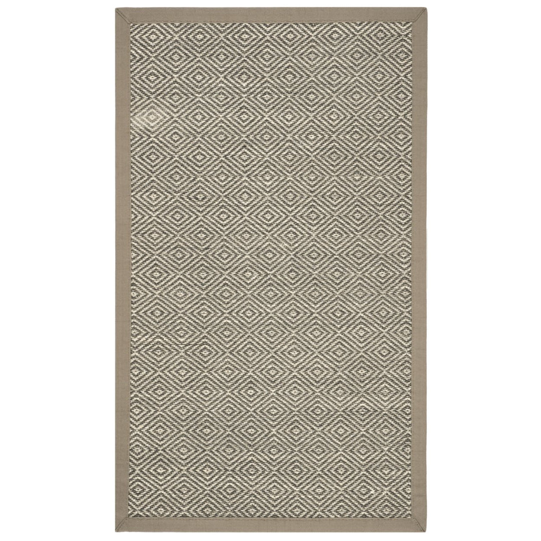 SAFAVIEH Natural Fiber NF151C Natural / Taupe Rug Image 1