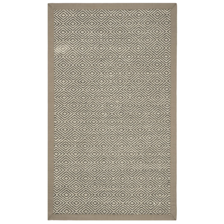 SAFAVIEH Natural Fiber NF151C Natural / Taupe Rug Image 1