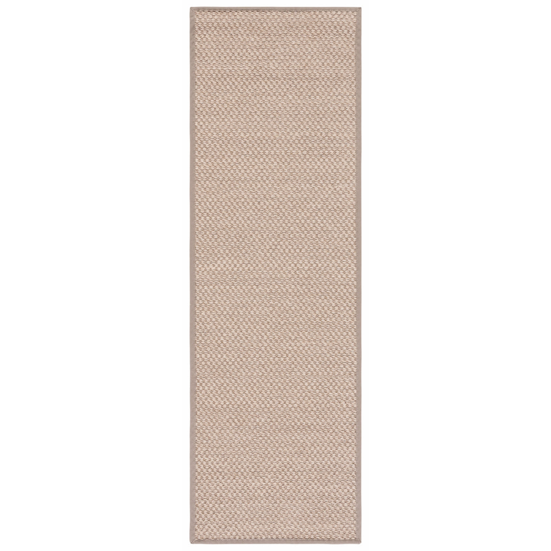 SAFAVIEH Natural Fiber NF153A Natural / Grey Rug Image 5