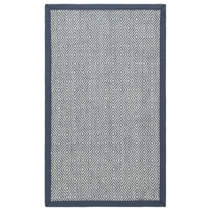 SAFAVIEH Natural Fiber NF151A Natural /Dark Grey Rug Image 1