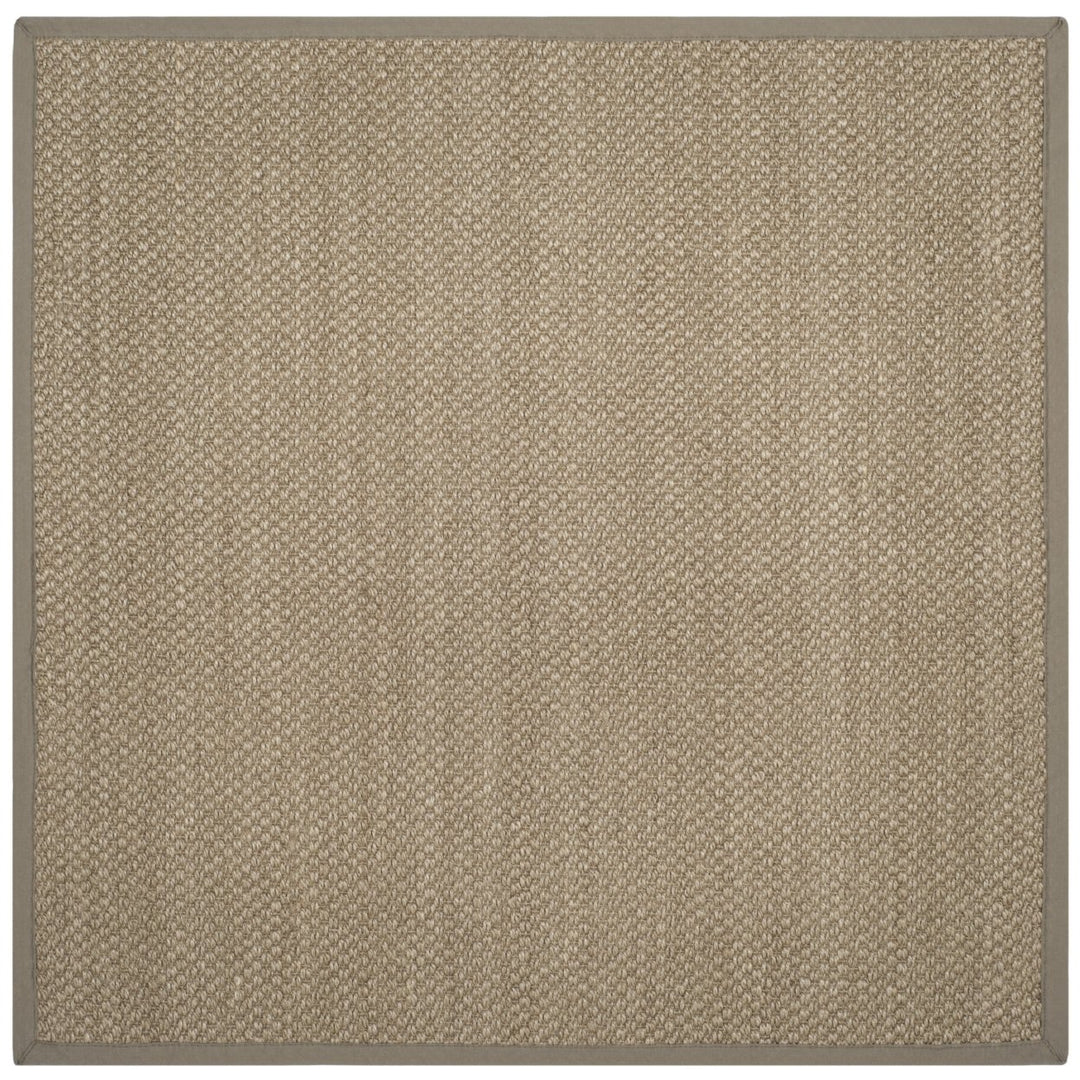 SAFAVIEH Natural Fiber NF153A Natural / Grey Rug Image 6