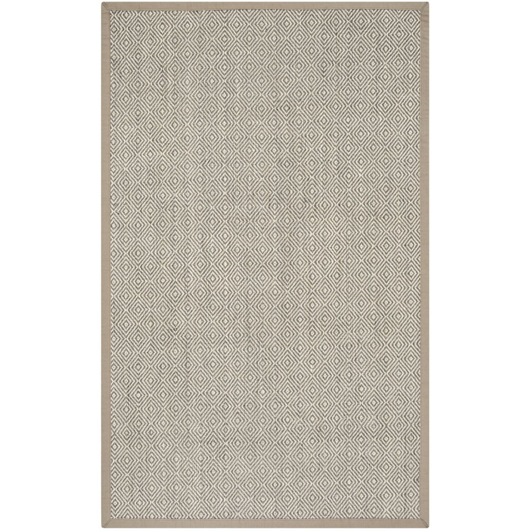 SAFAVIEH Natural Fiber NF151C Natural / Taupe Rug Image 1